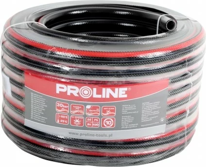 Zorrë kopshti PROLINE 99612 1/2\" 20 m, rul, zi/kuqe