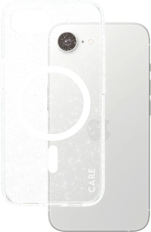 Mbështjellës PanzerGlass CARE Case Flagship Combat MagSafe për iPhone 16e, transparent