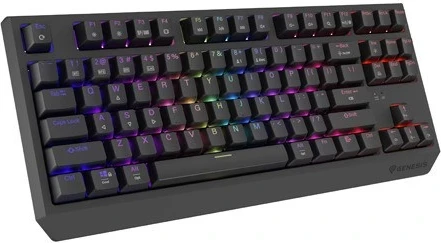 Tastierë mekanike Genesis Thor 230 TKL Wireless, RGB, Outemu Red, e zezë