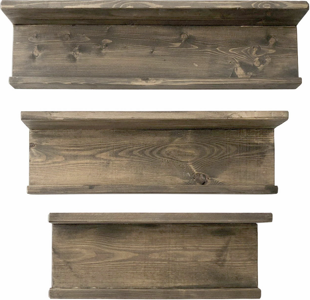 Raf muri Hanah Home, set prej 3 copash, ngjyrë arre, Raf118