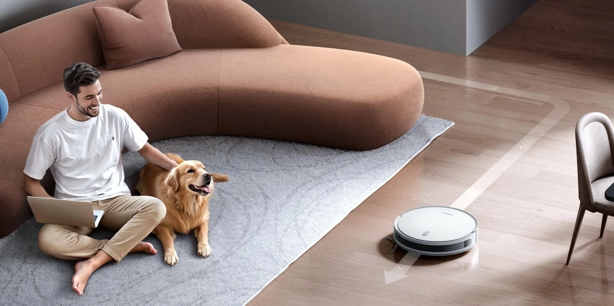 Robot fshesë me korrent Honiture T10 3-në-1 6000Pa LiDAR 2600mAh, e bardhë