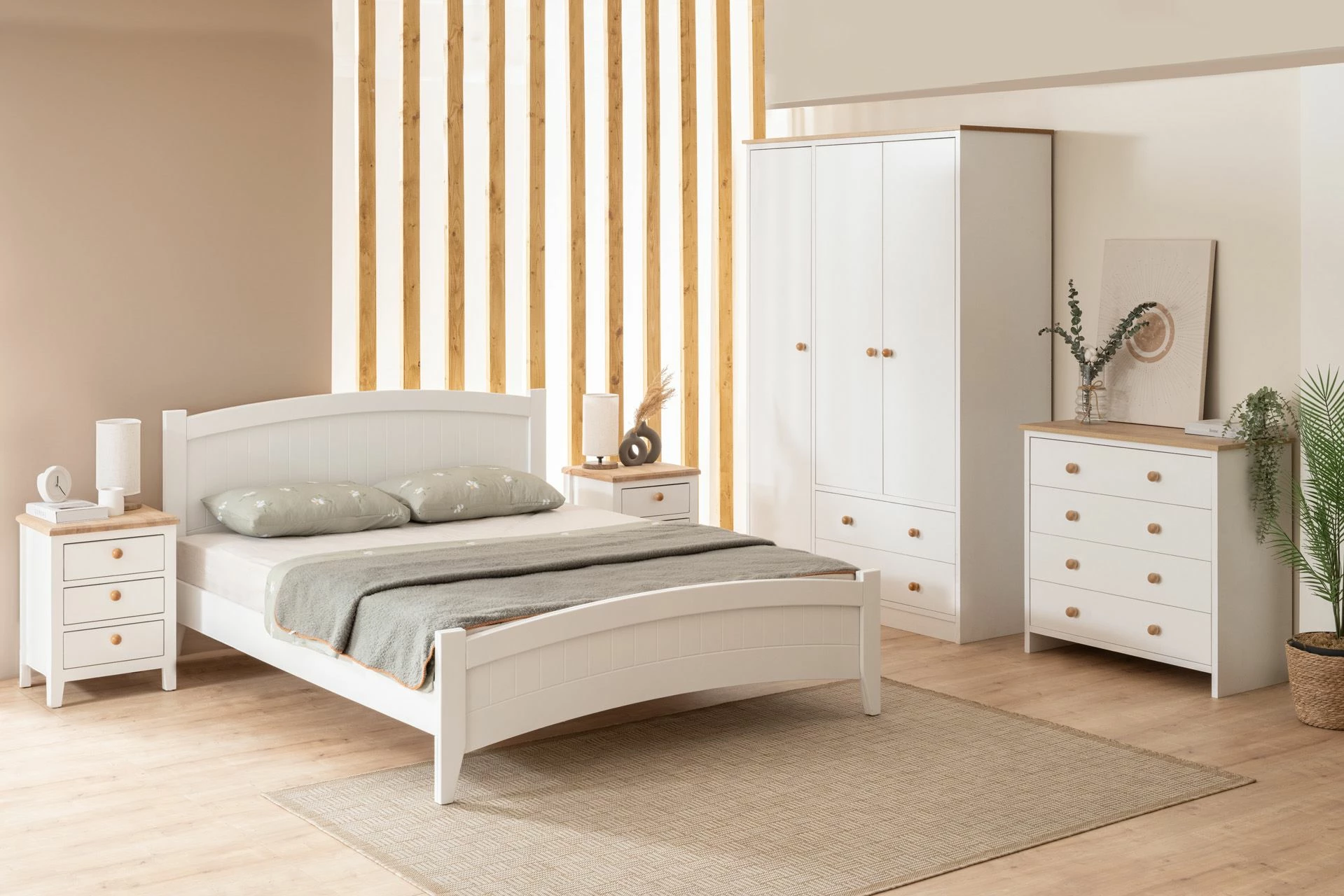 Krevat dopio, Hanah Home, Karya Modern Country, 120x200