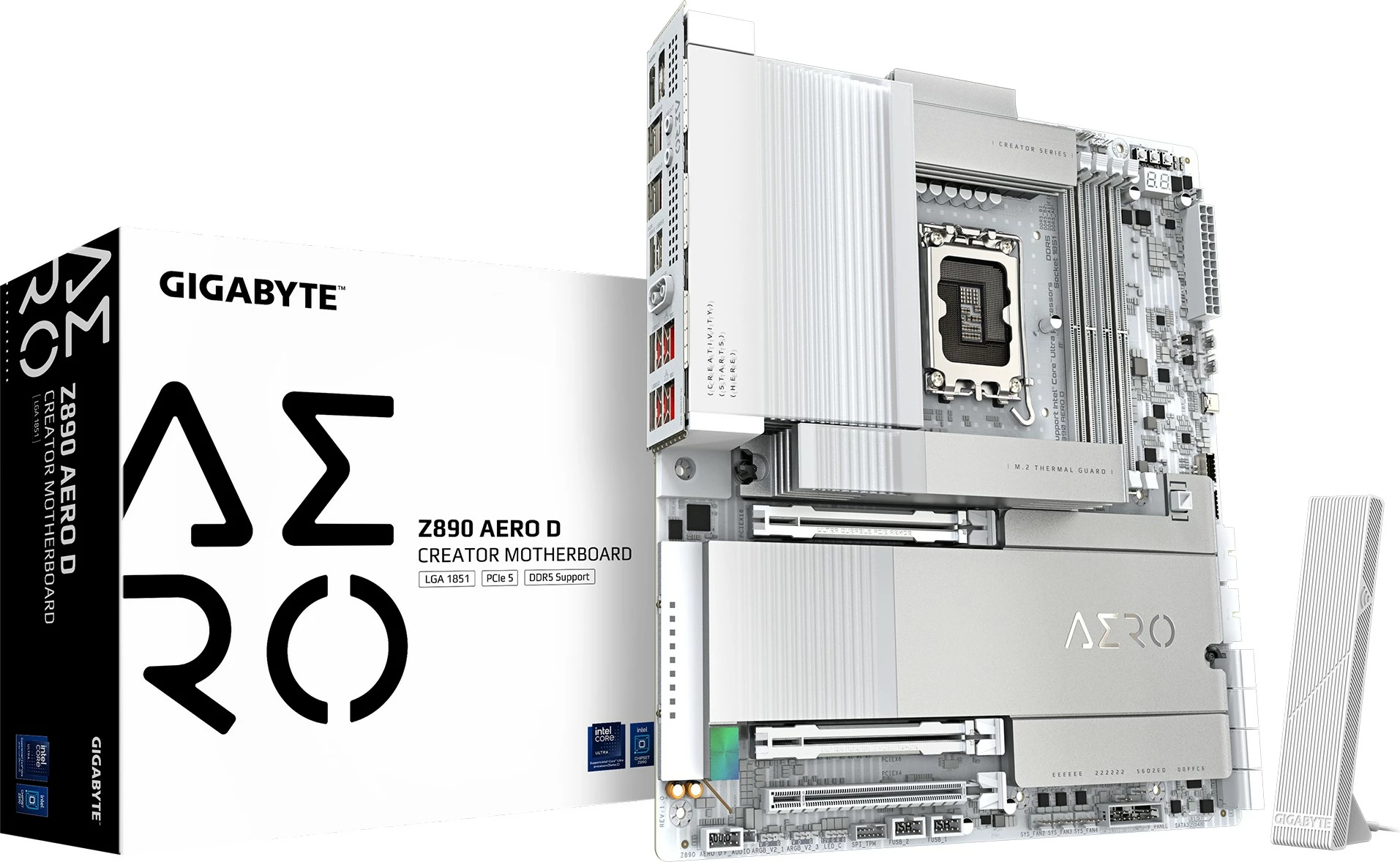 Pllakë amë Gigabyte Z890 AERO D, Intel Core Ultra, DDR5, PCIe 5.0, Wi-Fi 7