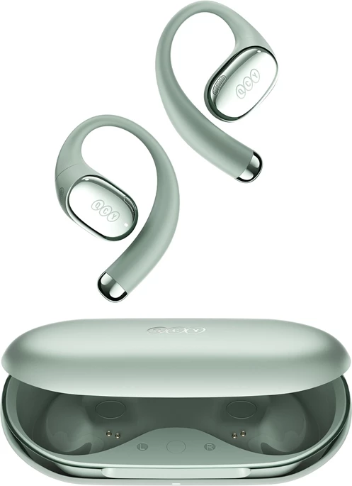 Kufje QCY Crossky R70 TWS, pa tela, me mikrofon, e gjelbër