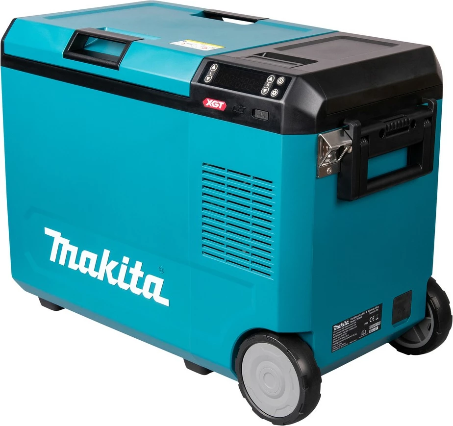 Kuti termike Makita CW004GZ 40V, portative, LED display, me rrota, zi/kaltër