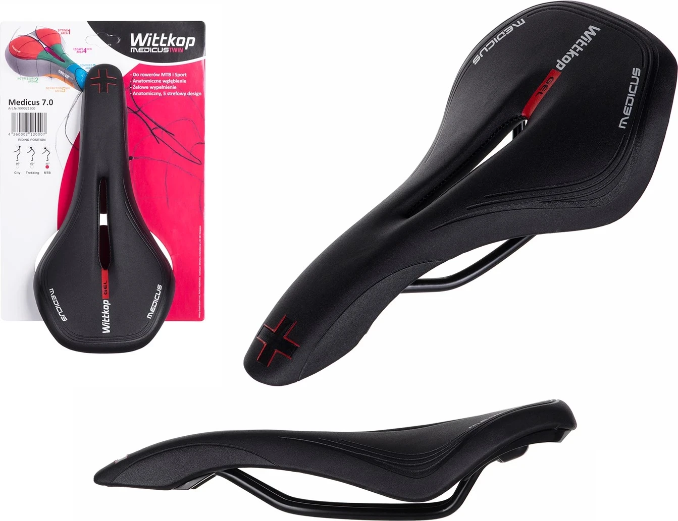 Sedilje biciklete Wittkop Medicus Twin 7.0, ngjyrë jeshile