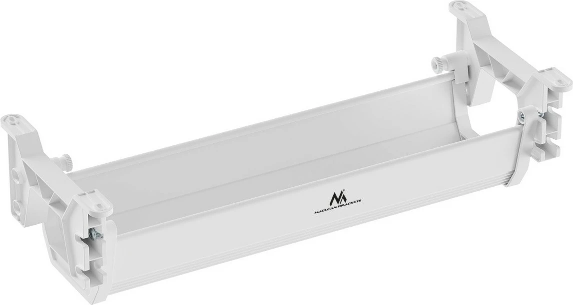 Organizues kabllosh Maclean MC-106W, nën tavolinë, i bardhë