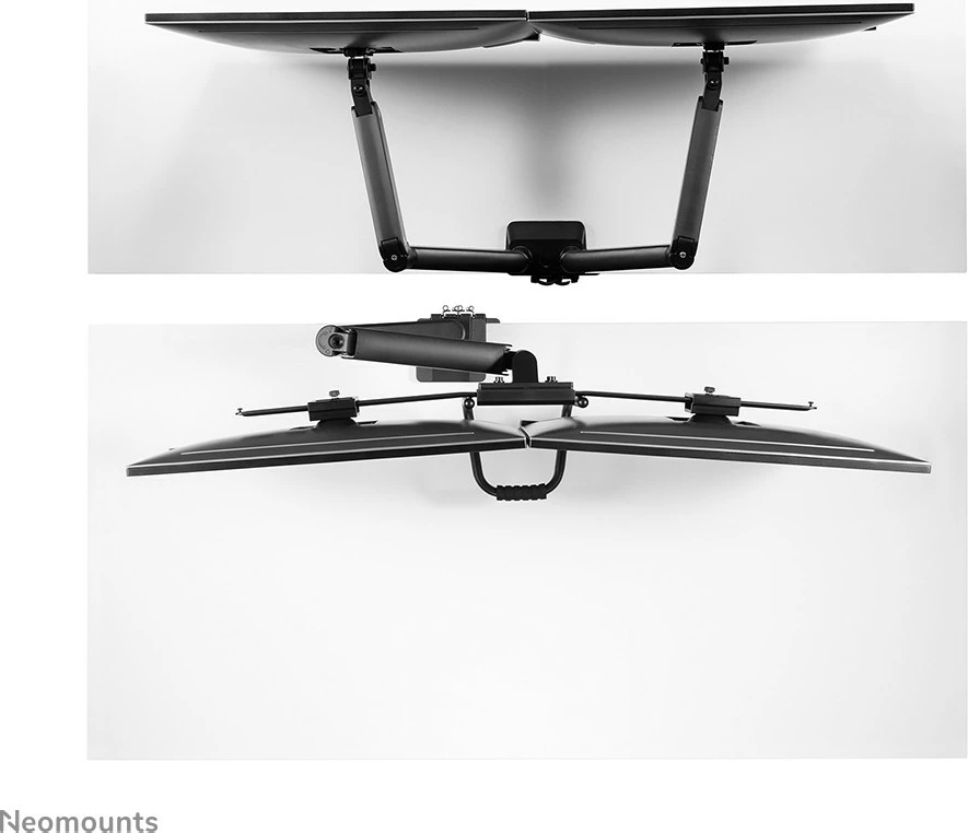 Krah monitori Neomounts DS75-450BL2, Clamp/Grommet, 8 kg, 17"-32", 100 x 100 mm, i zi