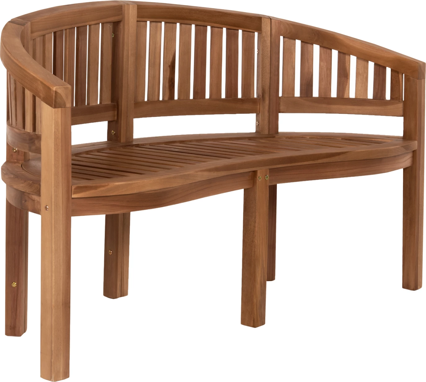 Stol dy vendesh CAPO FH9539 dru TEAK ngjyrë natyrale 149x59x86Hcm