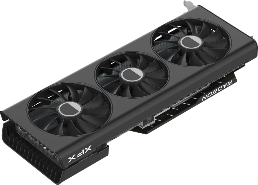 Kartë grafike XFX Radeon RX 7700 XT QICK319 12GB GDDR6 192-bit, 3x DP, 1x HDMI, 3 ventilatorë, Black