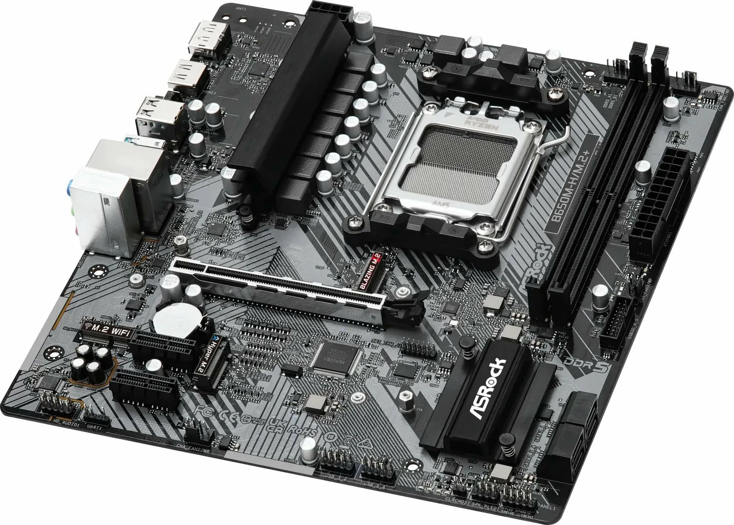 Pllakë amë ASRock B650M-H/M.2 Micro ATX, DDR5, PCIe 5.0 M.2