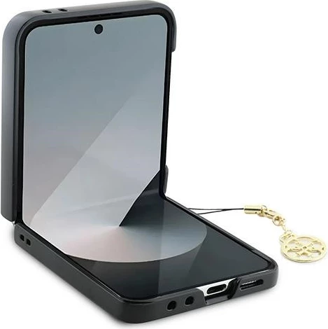 Mbështjellës Guess 4G Charm për Samsung Galaxy Z Flip 6, Kafe