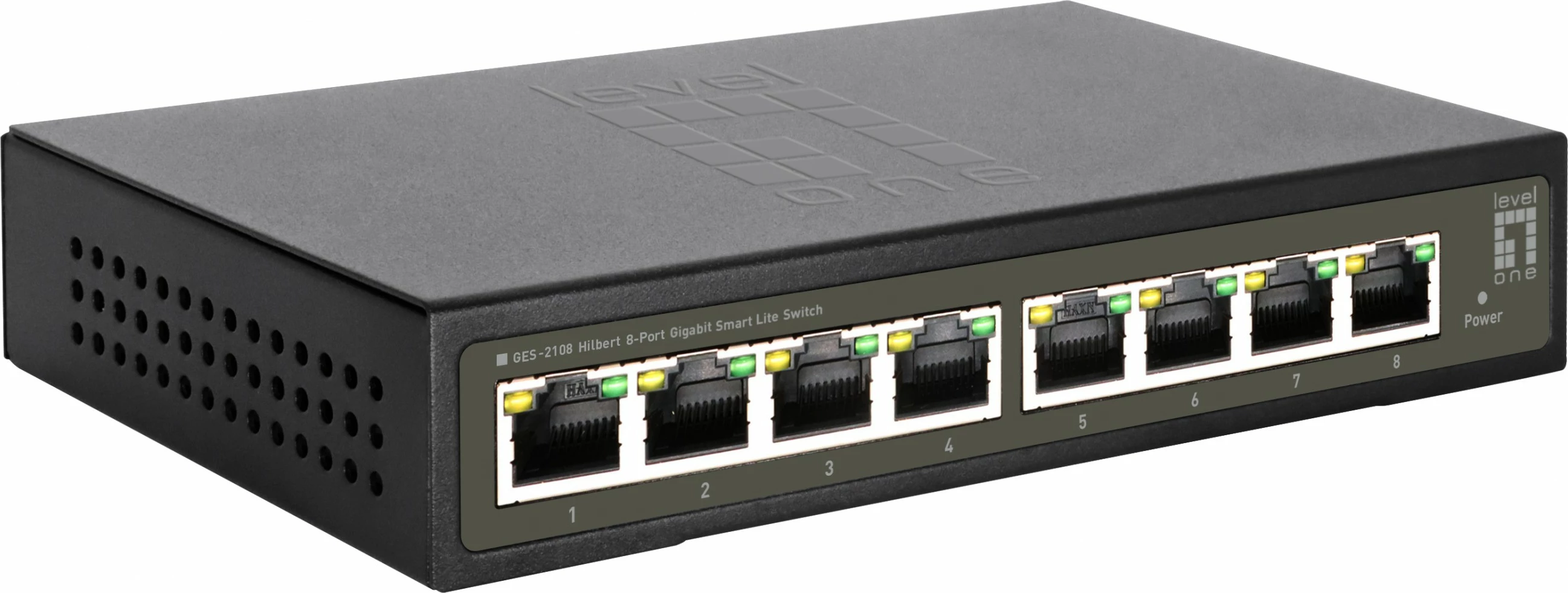 Switch LevelOne Hilbert 8-Port Gigabit Smart Lite, Managed, L2, Ethernet Gigabit