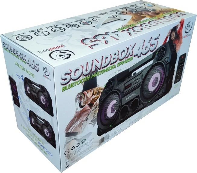 Soundbox Rebeltec Bluetooth FM/USB 465 TWS, i zi