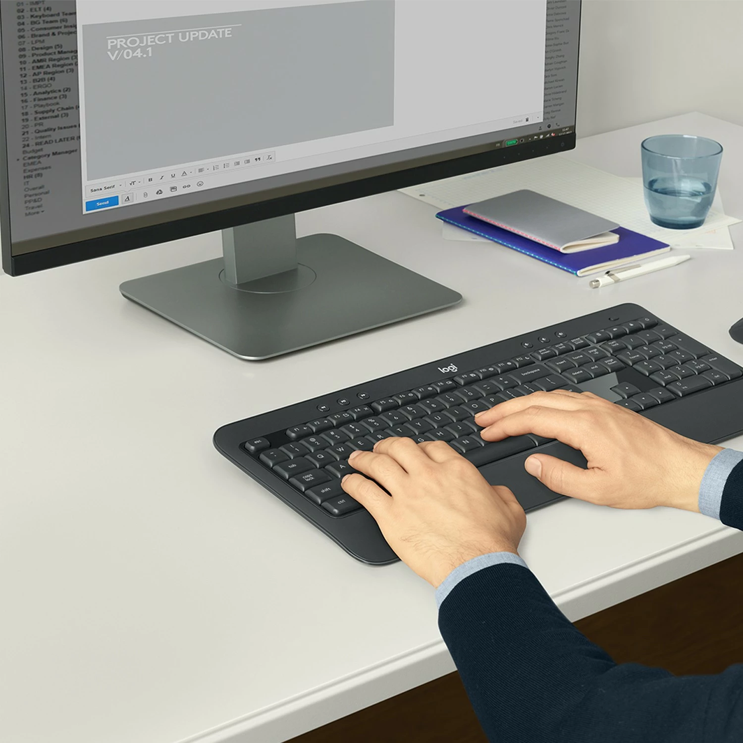 Set maus dhe tastierë Logitech MK540 Advanced, Wireless, QWERTY
