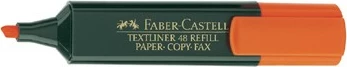 Marker Faber-Castell Textliner 48 Refill, 1 copë, portokalli