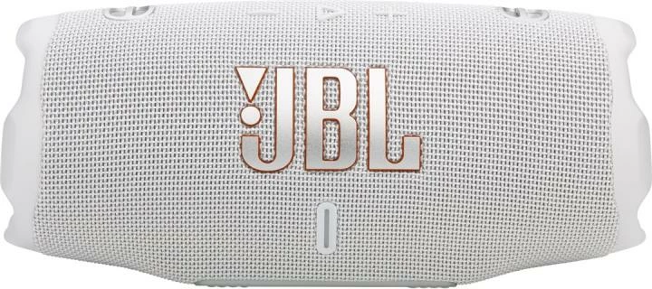 Altoparlant portativ stereo JBL Charge 6 JBLCHARGE6WHT, AI Sound Boost, deri 28 orë dëgjim, Auracast, e bardhë