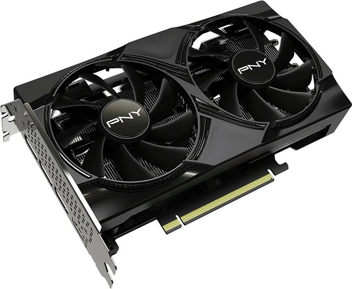 Kartelë grafike PNY GeForce RTX 5060 OC, 8GB DDR7, PCI-E 8x, Dy ventilatorë, E zezë