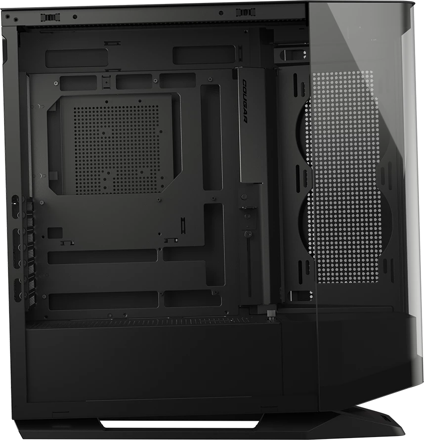 Kasë COUGAR FV270 mid tower, tempered glass, ATX, RGB, e zezë