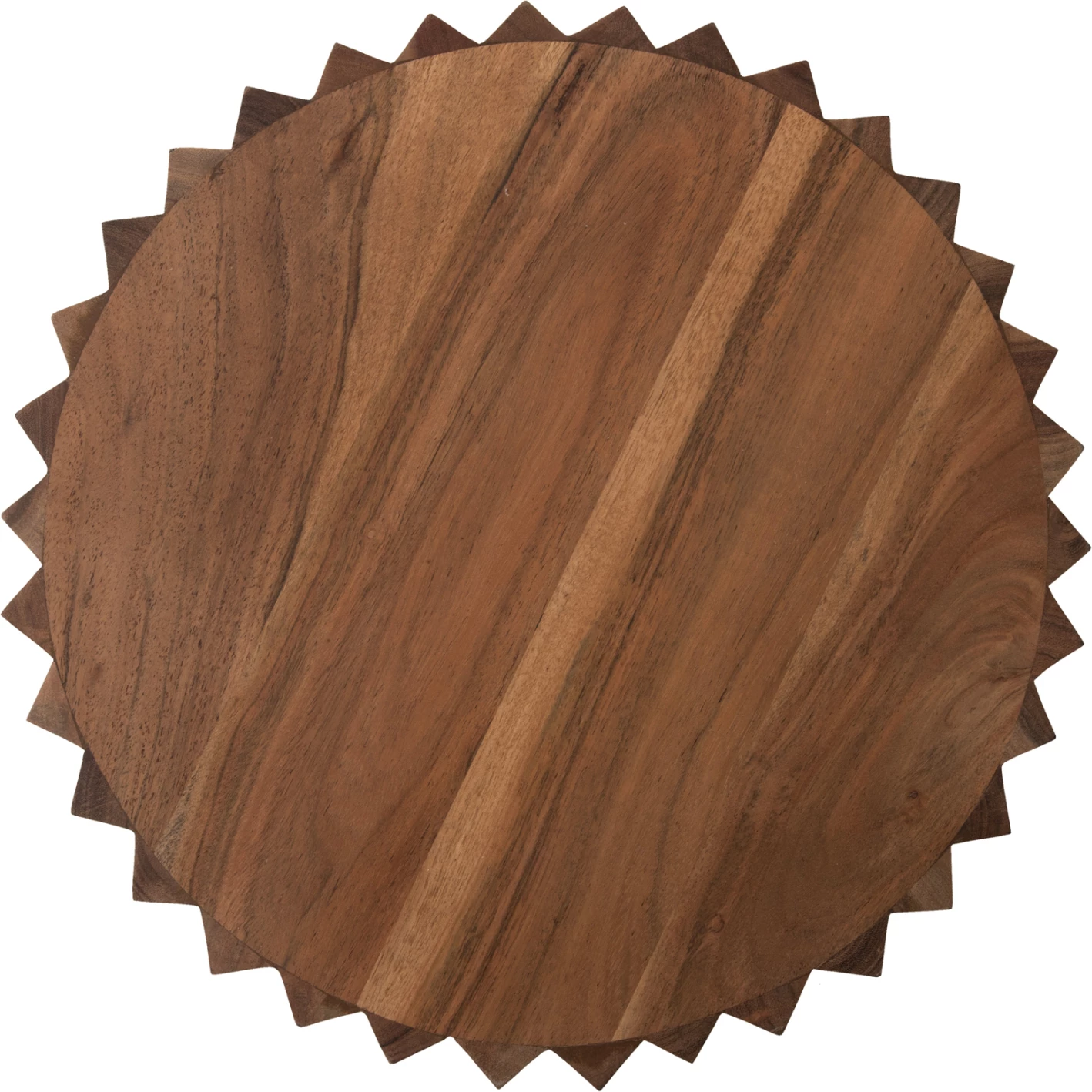 Tavolinë anësore e rrumbullakët, ngjyrë natyrale, FH9696, Φ40x50H cm