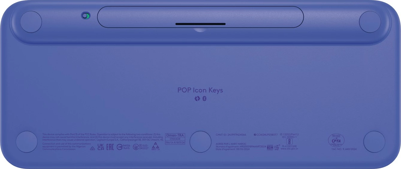 Tastierë Logitech POP Icon Keys Mini, Wireless, Bluetooth, Lilac