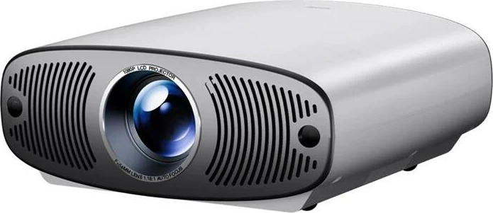 Projektor BlitzWolf BW-V11 Full HD 1080p 1100 ANSI Google TV Wi‑Fi Bluetooth 20W, Gri, set me telekomandë