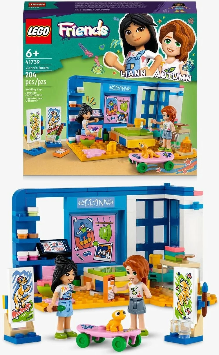 Set ndërtimi LEGO Friends 41739 Liann's Room, 204 pjesë, shumëngjyrëshe