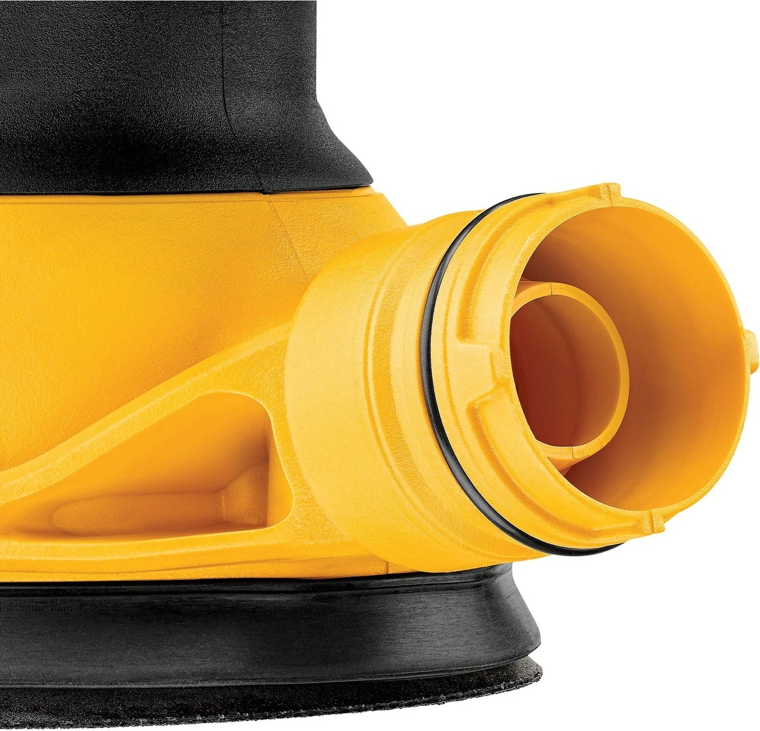 Lëmues orbital DeWALT 125mm 280W, zi/verdhe