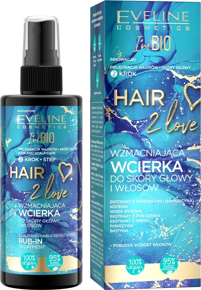 Serum për flokë dhe skalp Eveline Cosmetics Hair 2 Love për femra, 150ml