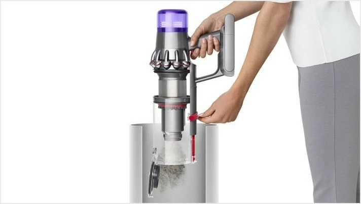 Fshesë me korrent pa kabllo Dyson V11 Fluffy, nickel/kuqe