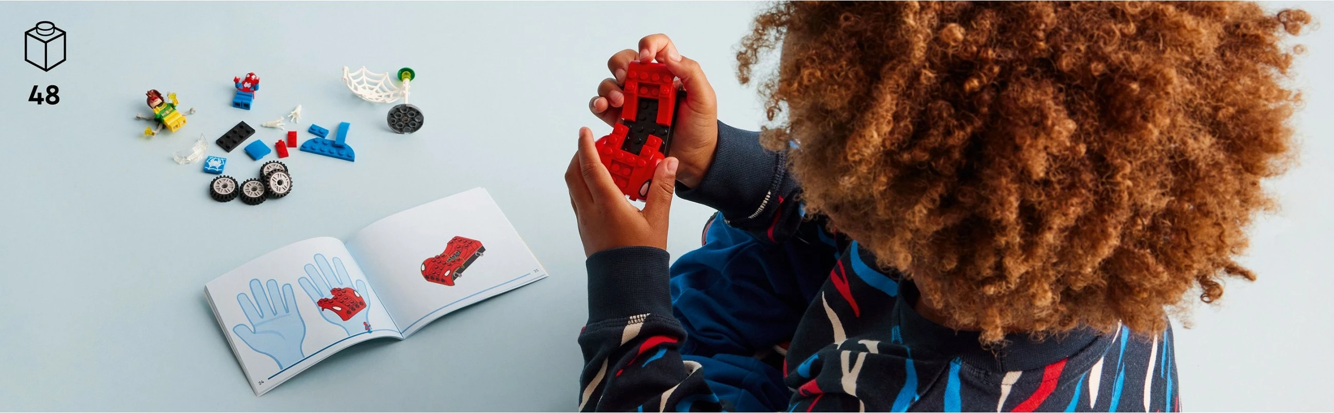 Set ndërtimi LEGO Marvel Spider-Man's Car dhe Doc Ock, 48 pjesë, shumëngjyrësh