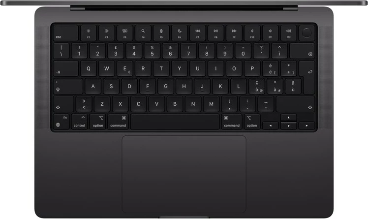 Laptop Apple MacBook Pro M4, 14.2", 16 GB RAM, 512 GB SSD, e zezë