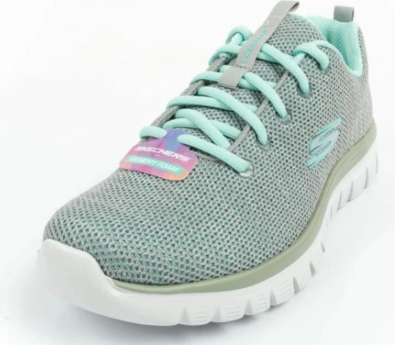 Atlete femra Skechers, të hirit