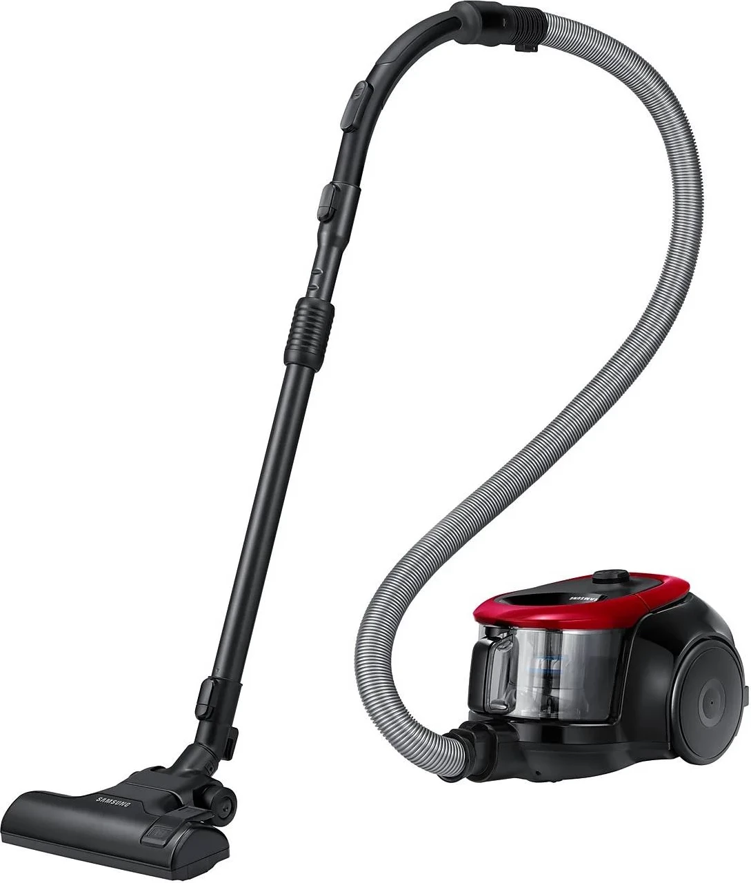 Fshesë me korrent Samsung VC07M2110SR/GE 1.5L CycloneForce 180W thithje 700W max pa thes, e kuqe