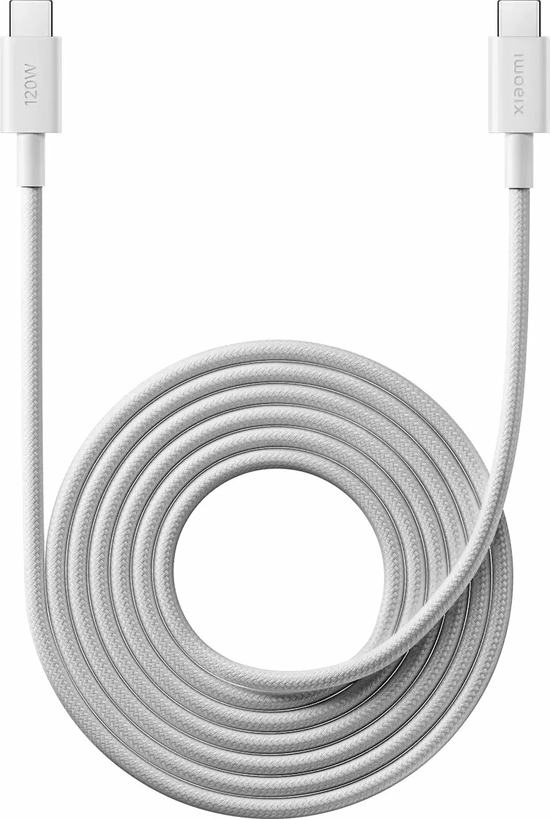 Kabllo USB-C në USB-C Xiaomi 6A Braided USB4 2m 240W 40Gbps (67367)