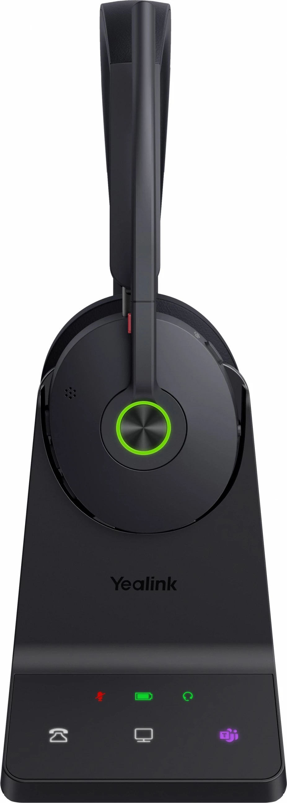 Kufje Yealink WH68 UC, wireless, me bazë, e zezë