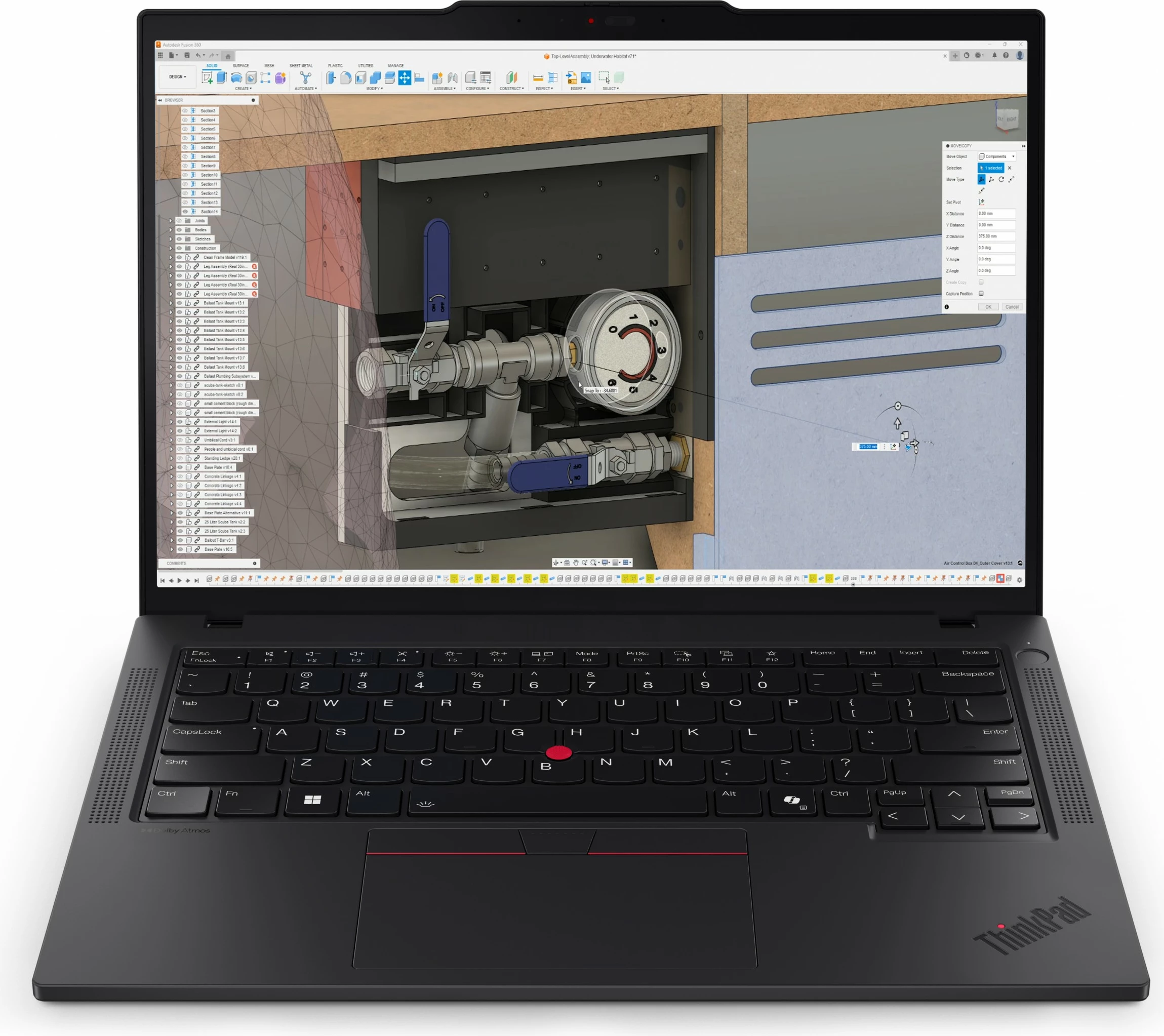 Laptop Lenovo ThinkPad P14s AMD G6, Ryzen 7 Pro 350, 32GB RAM, 512GB SSD, 14" WUXGA, e zezë