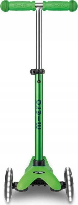 Skuter Micro Mini DELUXE LED, Gjelbër Blu