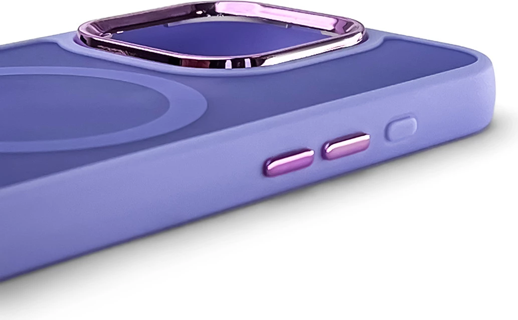 Mbështjellës Hurtel Magnetic Collection MagSafe për iPhone 16, TPU, vjollcë