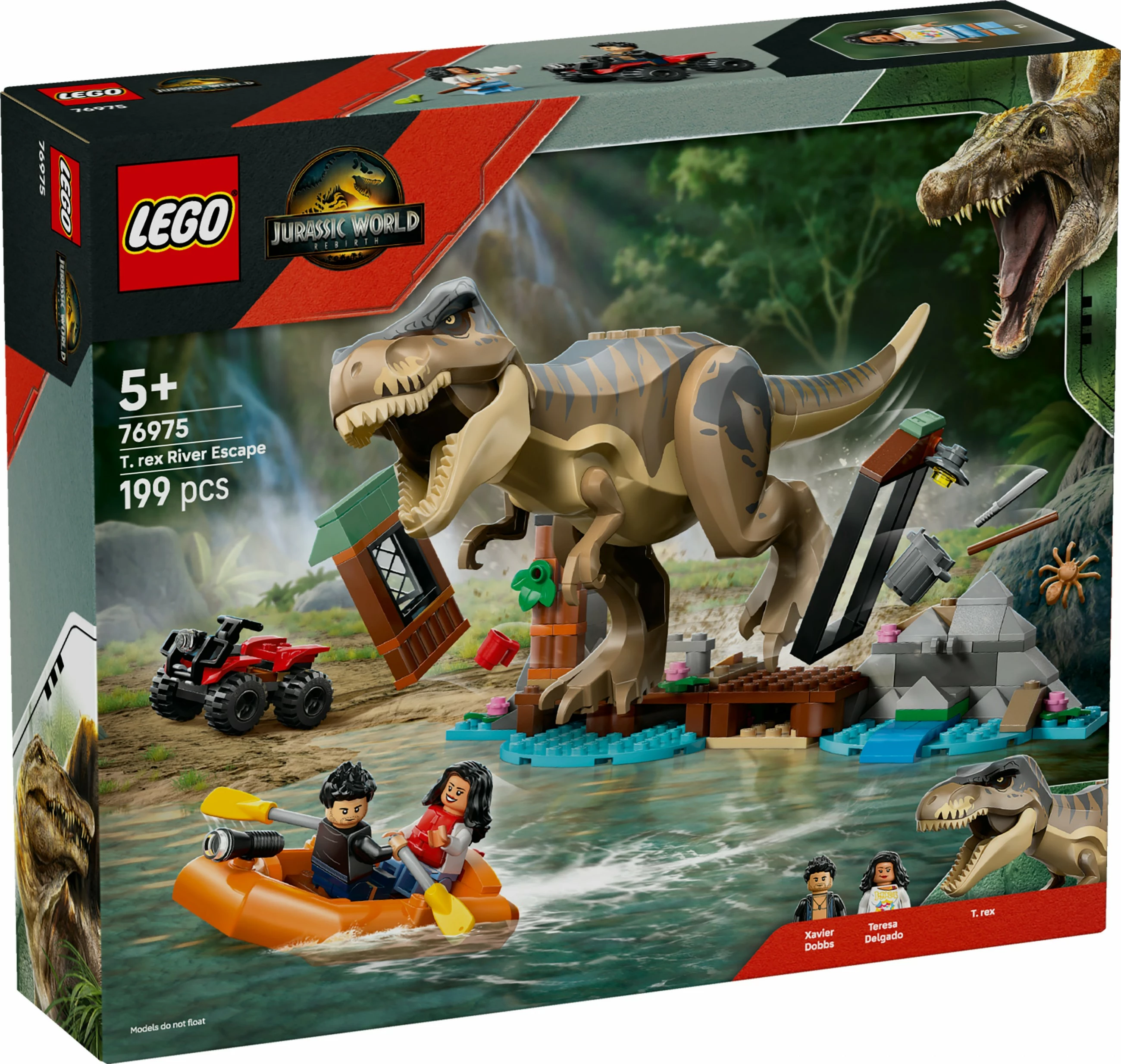 Set ndërtimi LEGO Jurassic World 76975, 199 pjesë, shumëngjyrësh