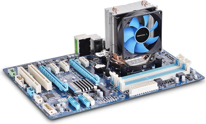 Ftohësi i Procesorit DeepCool ICE EDGE MINI FS V2.0, 8 cm, Zi, Blu, Argjendtë