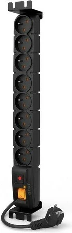 Prizë Acar S8 FA RACK, 8 dalje, 3m, e zezë