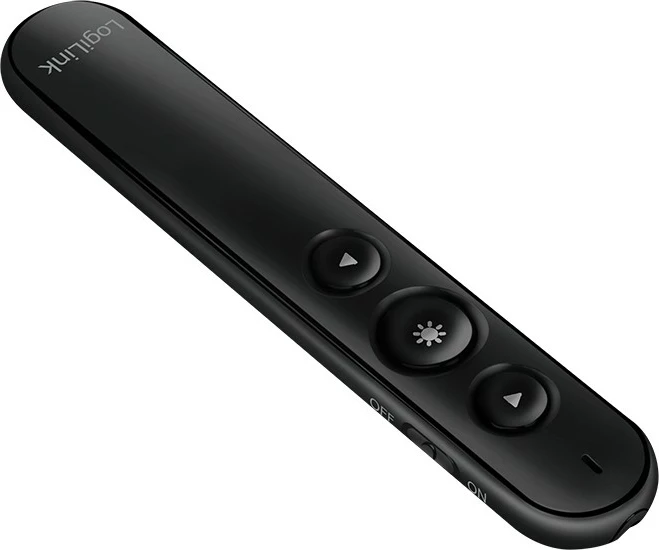 Prezantues wireless LogiLink ID0190, nano receiver, laser pointer i kuq, i zi