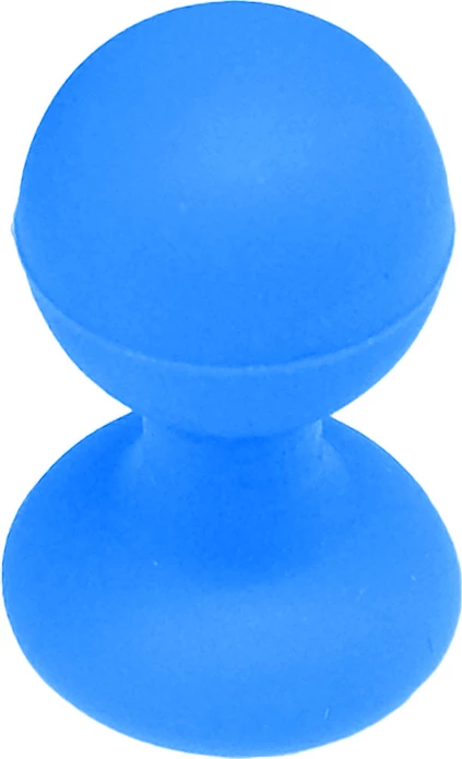 Mbajtës telefoni Hurtel me kokë të rrumbullakët, silikon, kaltër