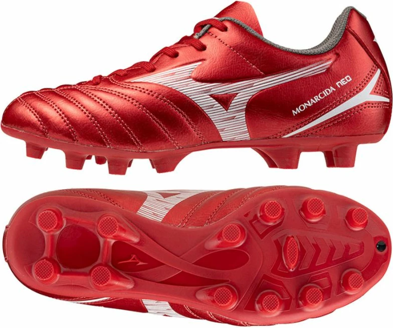 Atlete futbolli për fëmijë Mizuno, të kuqe