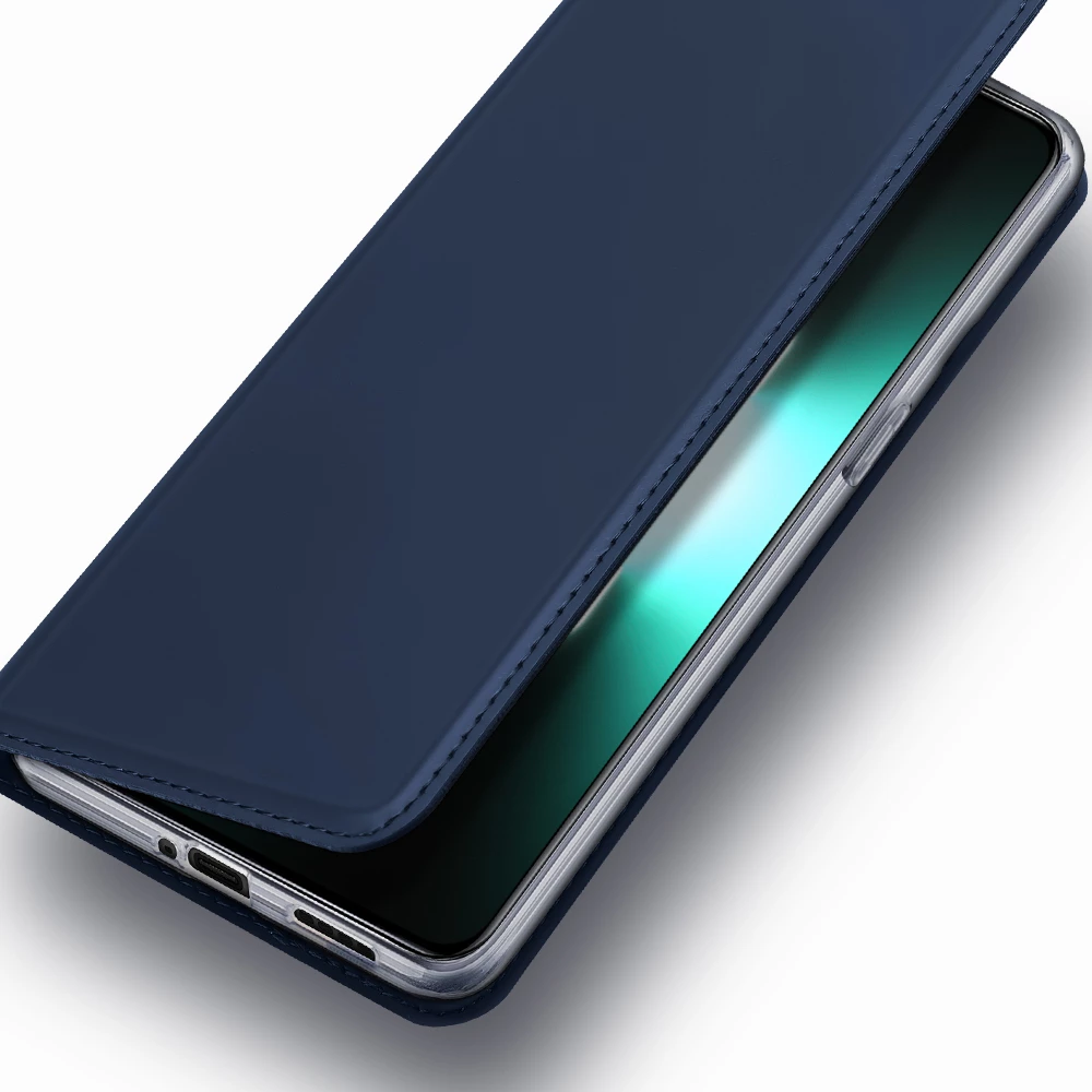 Mbështjellës Dux Ducis Skin Pro për Realme GT Neo 5 / Realme GT3, me kapak, xhep kartelash, funksion standi, e zezë