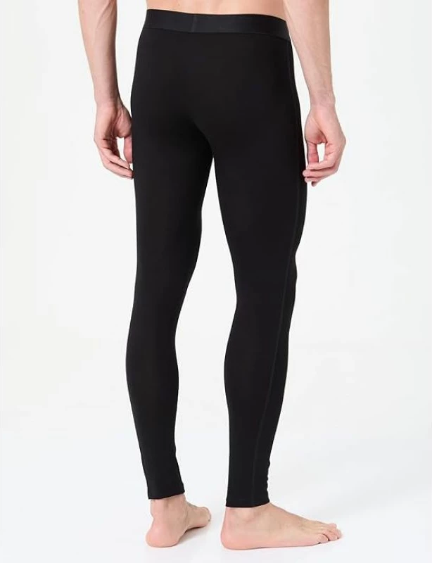 Pantallona meshkuj Hugo Bodywear LONG NERO, të zeza