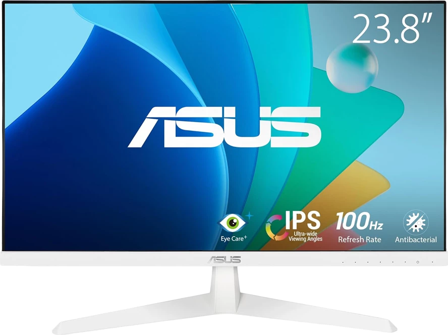 Monitor gaming ASUS VY249HF-W 23.8\" FHD IPS 100Hz 1ms Adaptive Sync, i bardhë