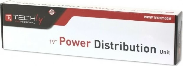 Prizë rack Techly 100488, 8x Schuko, 1U, 3m, e zezë
