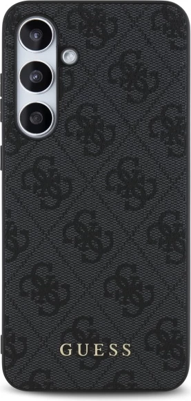 Mbështjellës Guess 4G Metal Gold Logo për Samsung Galaxy S24 FE S721, Gri